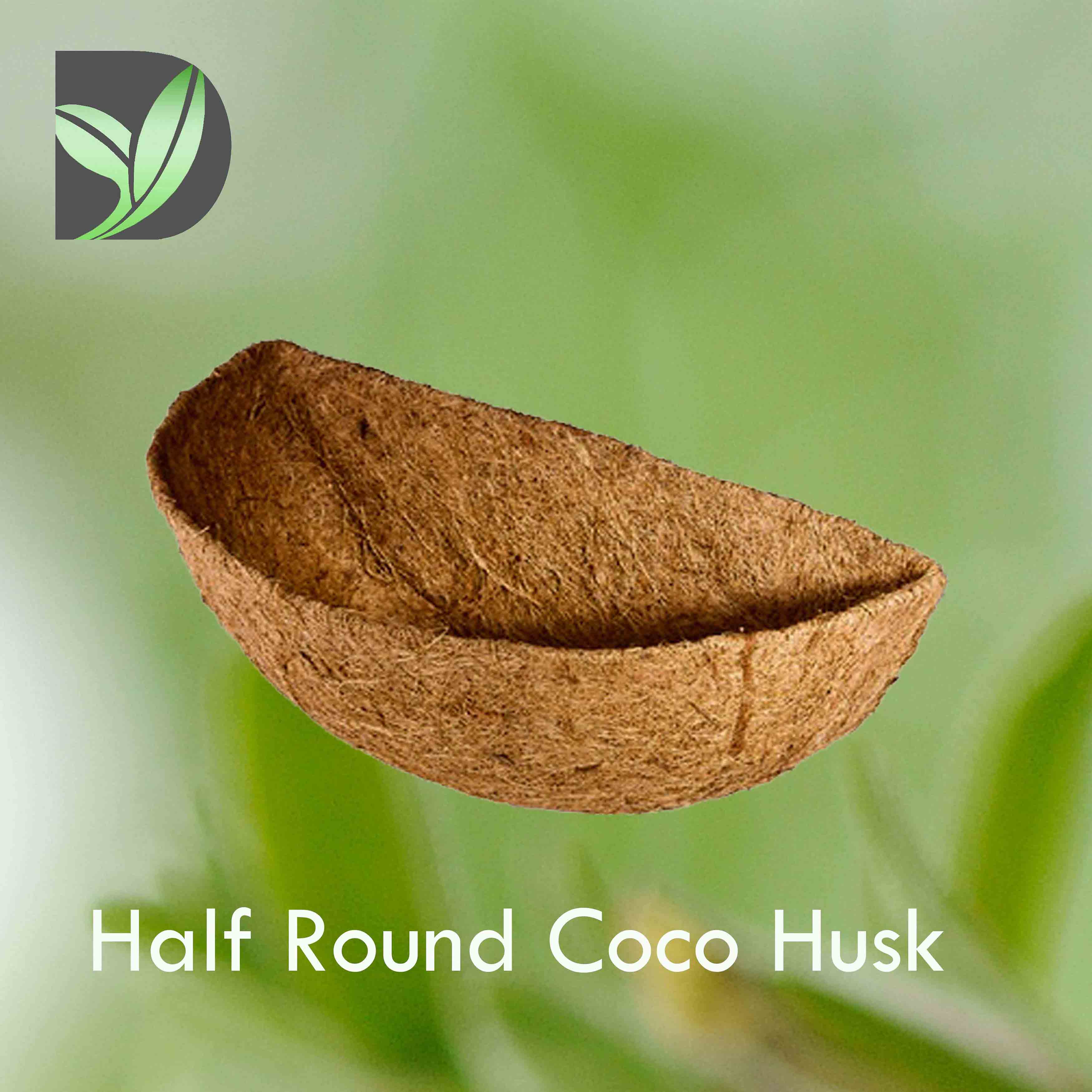 Half Round Coco Husk