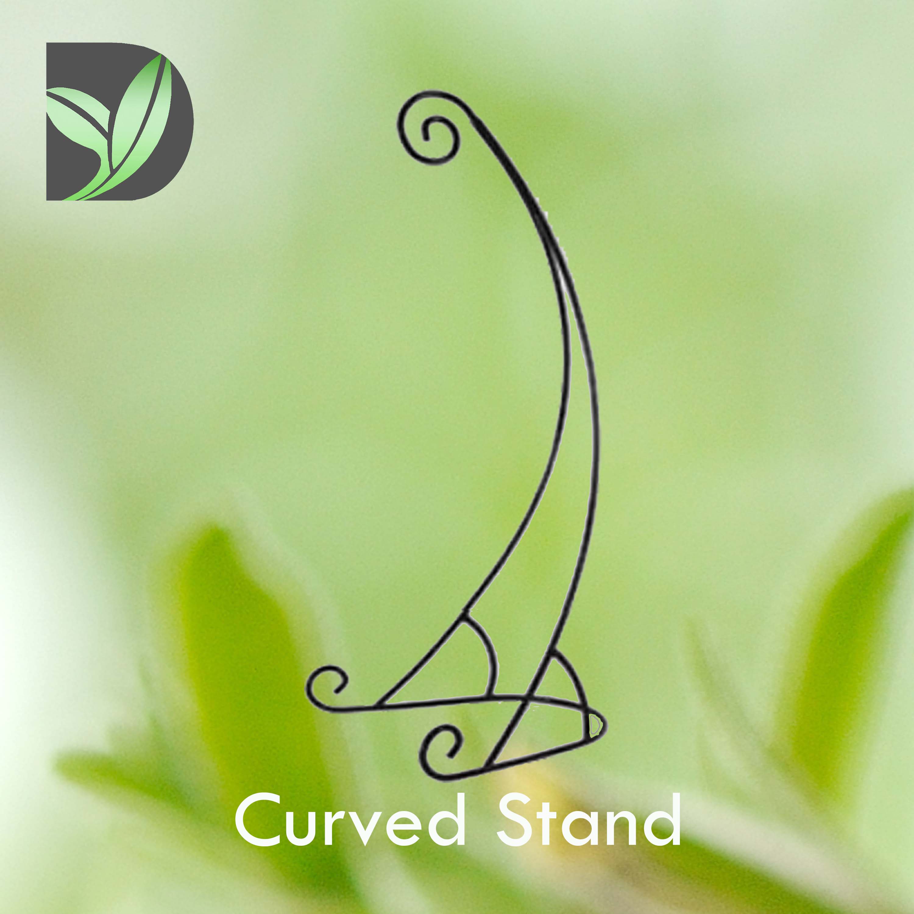 Curved Stand for Hanging Planter