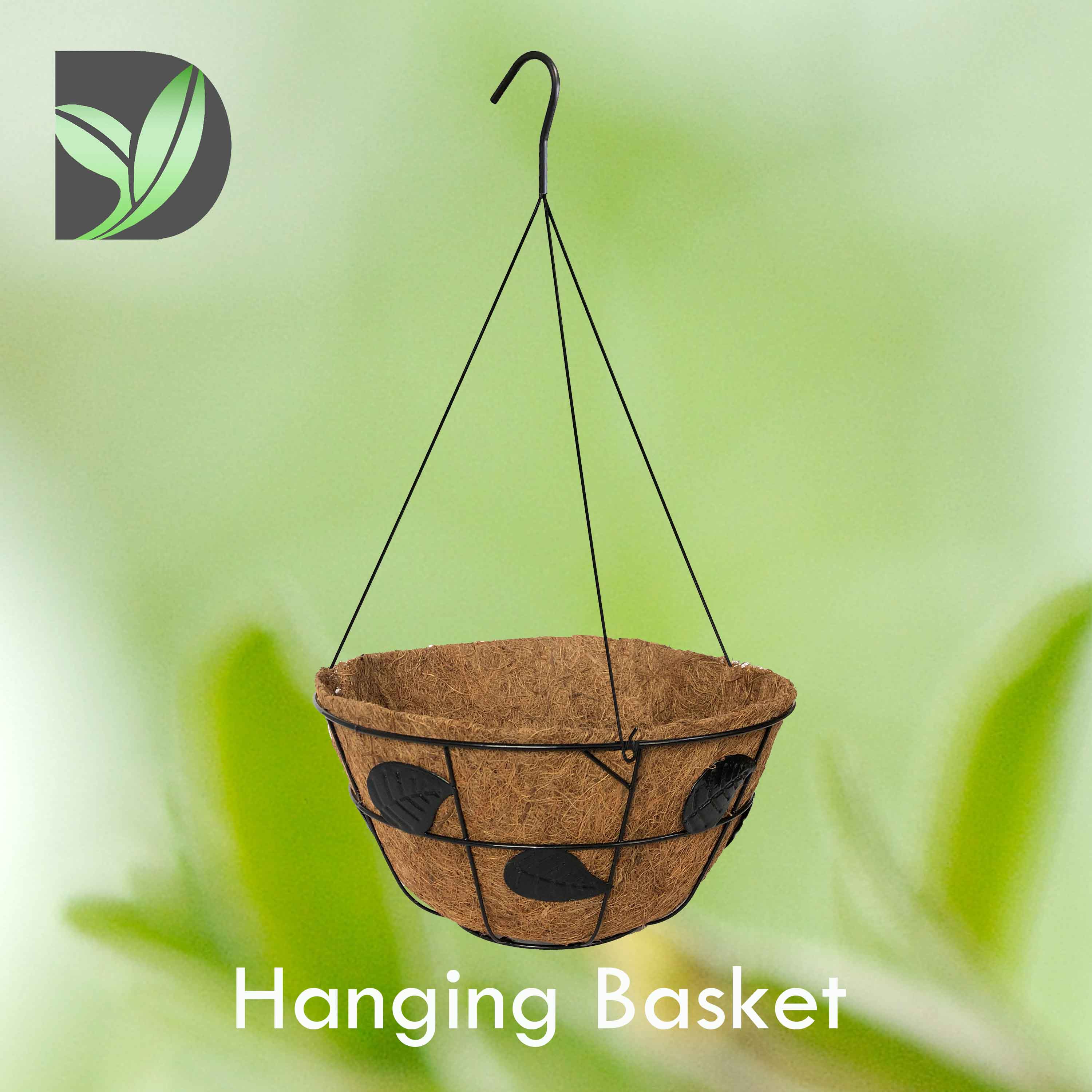 Grower Style Hanging Basket- Leaves