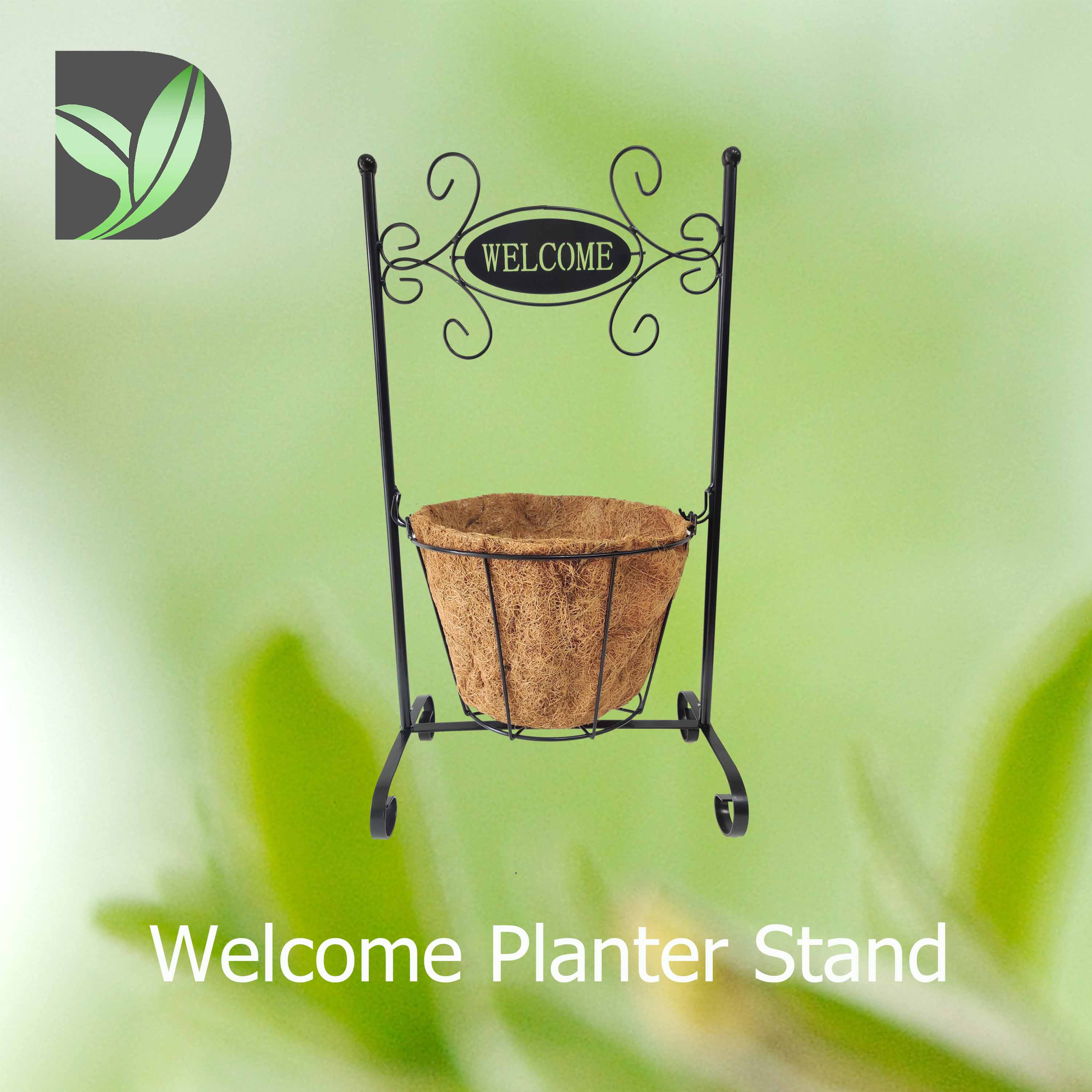 Welcome Planter Stand